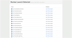 Desktop Screenshot of nuclearlaunchdetected.com